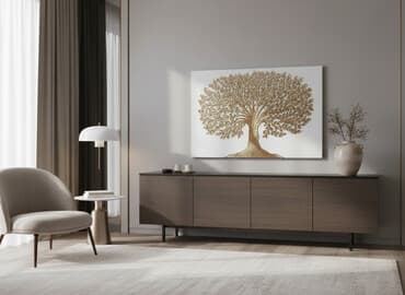 картинки для стены: Интерьерная картина ручной работы "Дерево изобилия" Размер 75×50см — 1