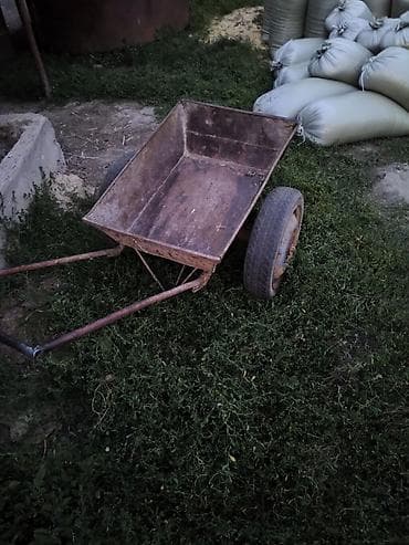 кол тачка: Одноколесная садово-строительная тачка из металла. - Прочная сварная — 1