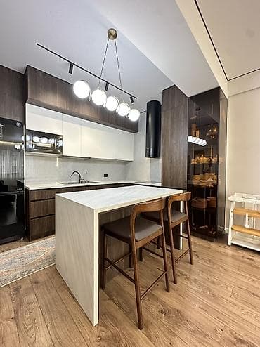 чекиш ата мтф: 3 комнаты, 90 м², Элитка, 12 этаж, Дизайнерский ремонт — 4