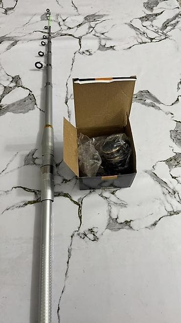 Телескопическое удилище + катушка в комплекте. - Тип: телескоп