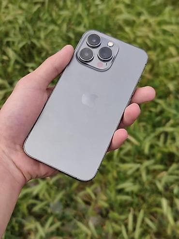 айфон13: IPhone 13 Pro, Б/у, 256 ГБ, Графит, Защитное стекло, 79 % — 1