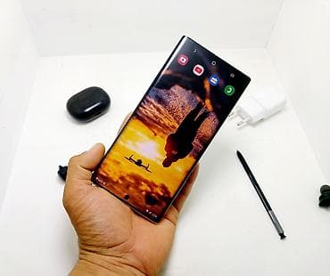 iphone kg: Samsung Note 10 Plus, Б/у, 256 ГБ, цвет - Серебристый, 1 SIM — 8