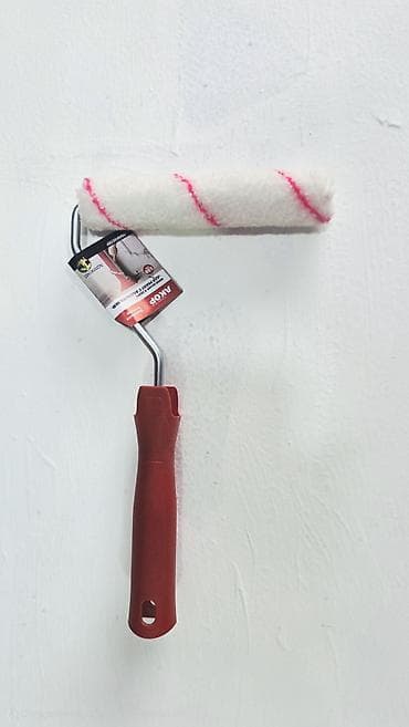 валик с узором: Малярный валик AKROP с ворсом 12 мм - Тип: валик с ручкой для окраски — 1