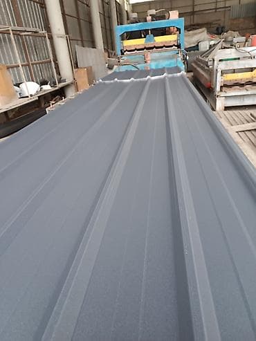 двускатный двускат: Профнастил (стеновой/кровельный) с продольными ребрами жесткости. - — 1