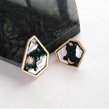 эксклюзивные свадебные пригласительные: ✨ Геометрия стиля Г и магия небес ✨ Эти серьги гвоздики — настоящее — 5