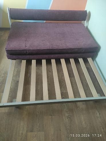 двухъярусный диван кровать трансформер: Прямой диван, Б/у — 1