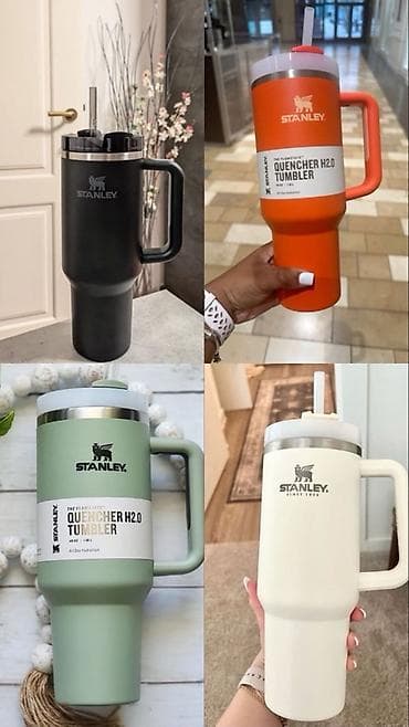крушка: Термокружка Stanley Quencher H2.0 Tumbler с трубочкой Оригинал — 1
