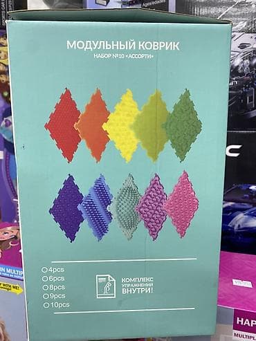коврики пазл: Модульный коврик ОРТОДОН — набор №10 «Ассорти». - Развивающий набор — 2