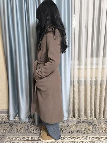 lining 38: Женское турецкое кашемировые пальто цвета тауп (серо-коричневый) — 2