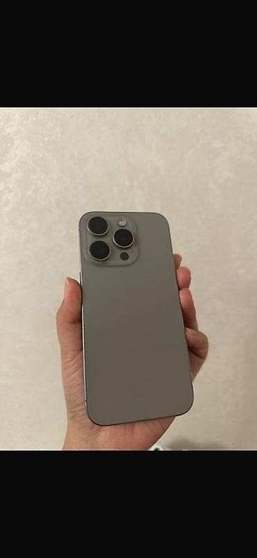 Уюлдук телефондор жана аксессуарлар: IPhone 15 Pro, Колдонулган, 128 ГБ, Natural Titanium, 80 % — 3