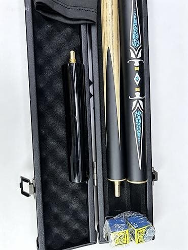 купить кий: Бильярдный кий в комплекте с кейсом и аксессуарами - Разборный кий — 3