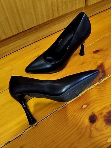 Черные классические туфли с острым носиком.✅ Красивый и очень удобный — 4