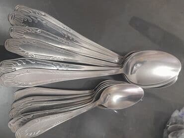 купить набор кастрюль по акции: Столовые ложки и вилки с чайными и десертными.Полные комплекты. Цена — 5