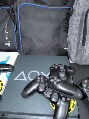 ps4 fat бишкек: ✨ Продаётся PlayStation 4 Slim 4 ТБ – твой билет в мир эпичных — 5