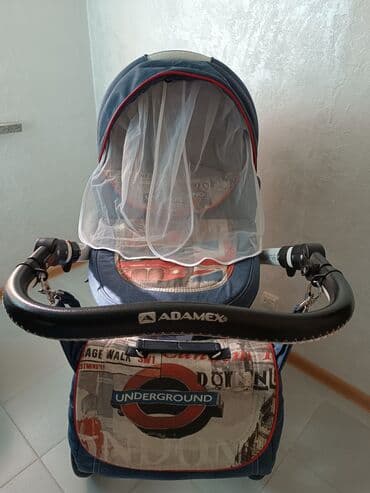 прогулочные коляски cam: Коляска, цвет - Голубой, Б/у — 11