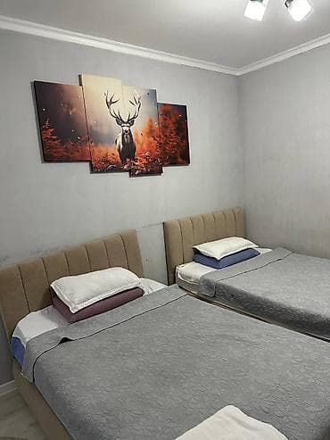 Бөлмөлөр: Уютная студия/комната для краткосрочного проживания Описание: - — 3