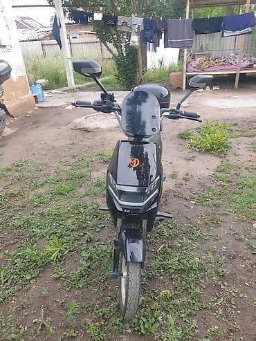 bid e2: Электроскутер DEMANSH, черный - Электропривод, бесшумный и — 3