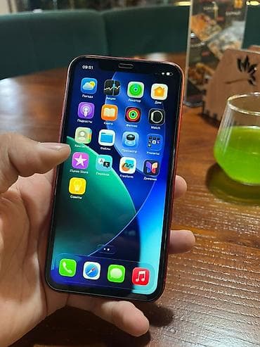 а 10 с: IPhone 11, Б/у, 128 ГБ, Красный, 91 % — 9