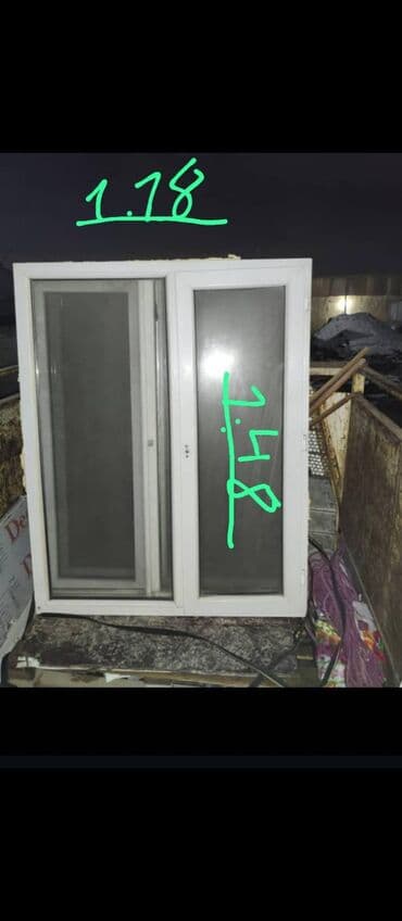 офисные жалюзи на окна: Пластиковые окна размер ширина 1.45 высота 1.48 1шт + подоконник — 6