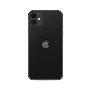 телефон цум бишкек: IPhone 11, Колдонулган, 128 ГБ, Кара, 79 % — 1