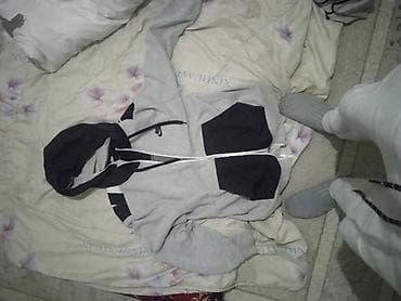 helly hansen: Мужская толстовка, S, Nike, Б/у, цвет - Серый, Платная доставка — 2