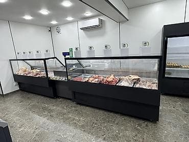 витринный стол: Для мяса, мясных изделий — 2