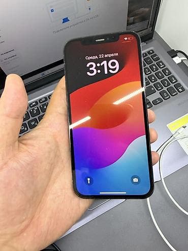 redmi note 19: IPhone 12 Pro, Б/у, 128 ГБ, Pacific Blue, Кабель, 77 % — 7