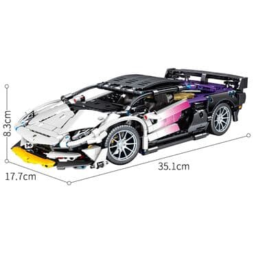 машина оюнчук: Конструкторы Lamborghini в масштабе 1:14 1200 деталей 🔥 с Led — 2