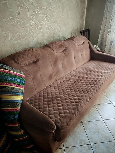 Комплект мягкой мебели: диван и кресло - Материал обивки: мягкий — 1