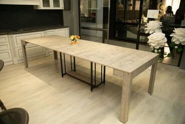 столы трансформеры для гостинной: Стол трансформер "Швейцар 3" длина от 48 до 300 см ширина 110 см — 6