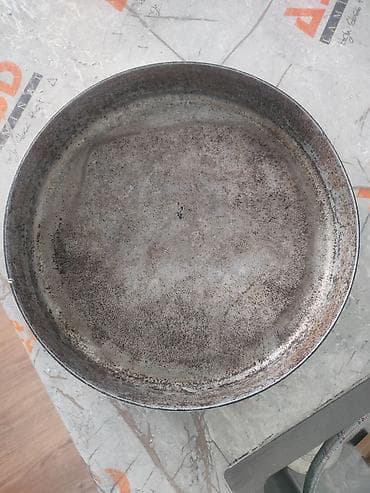 слоенное тесто: Металлическая круглая сковородка/противень для выпечки. - Материал — 2