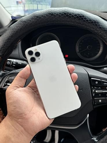 iphone xs mac: IPhone 11 Pro Max, Б/у, 256 ГБ, Серебристый, Защитное стекло, Чехол, 73 % — 3