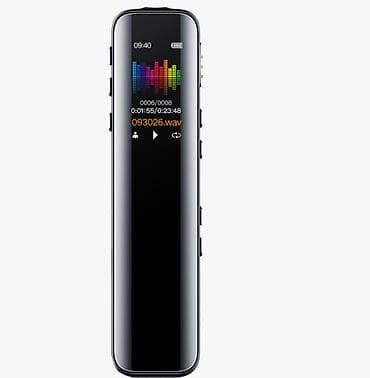 Рации и диктофоны: Цифровой диктофон память 8 gb ﻿Цифровой диктофон с цветным — 1