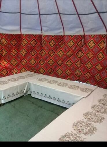 продам юрту бу: Боз үйлөрдү ижаралоо, Каркасы Жыгач, 85 баш, Идиш-аяк — 18