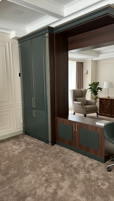 шкаф для вещей: Шкаф для одежды, Прямой, МДФ — 1