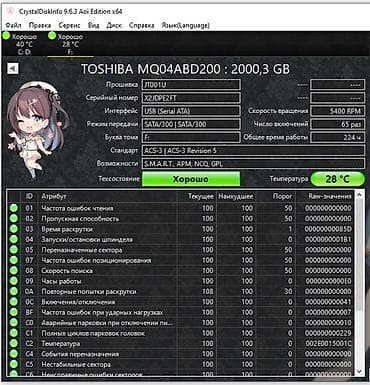 баа: ПК үчүн маалымат алып жүрүүчү, Dahua, HDD, 2 ТБ, 2.5", ПК үчүн — 2