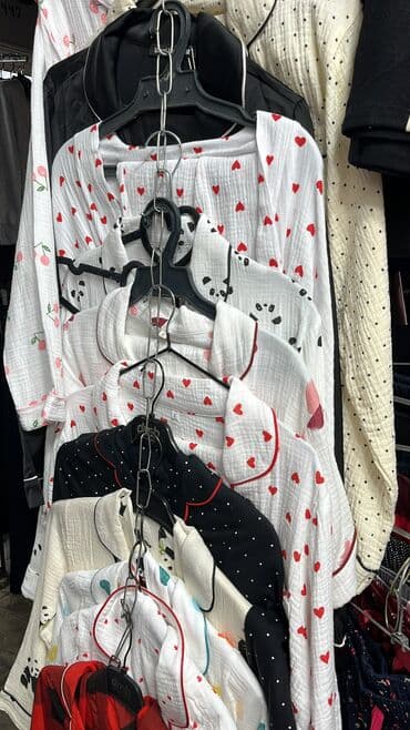 белая ночная сорочка: Пижама, Муслин, Турция, В полоску, С кружевом, Для невесты, XS, 2XL, 2XS — 5