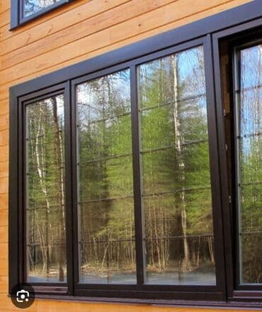 откос окон: Алюминиевые окна с теплым профилем и тонкой рамой - Материал — 1