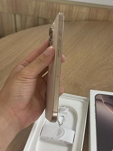 poco 1: IPhone 16 Pro Max, Б/у, 256 ГБ, Золотой, Коробка, 91 % — 5