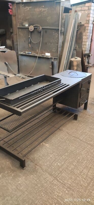 сколько стоит барбекюшница: Мангал Платная доставка, Самовывоз — 1