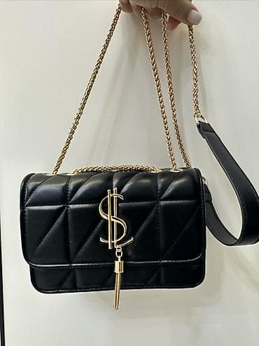 сумку клатч ysl: Классическая сумка, Saint Laurent, Китай, Материал: Экокожа, Стеганая модель, Женские, Новый — 9