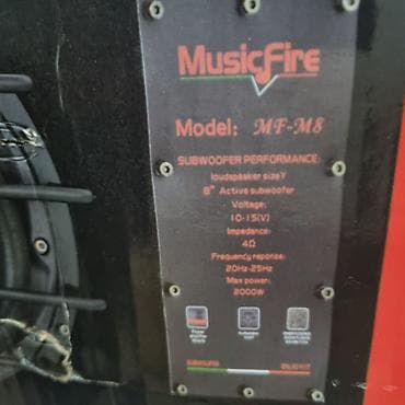 чехол на 11 айфон: Сабвуфер MusicFire MF-M8 (активный) - Размер динамика: 8" - Тип — 4