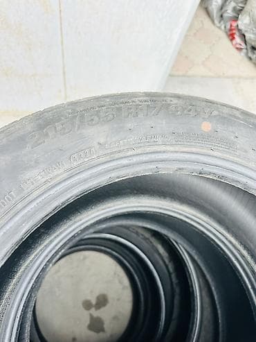 Шины: Шины 215 / 55 / R 17, Лето, Б/у, Комплект, Легковые, Корея, Kumho — 4