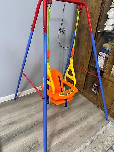 детская площадка игровая: Детские качели, Подвесные Для дома, Металл — 1