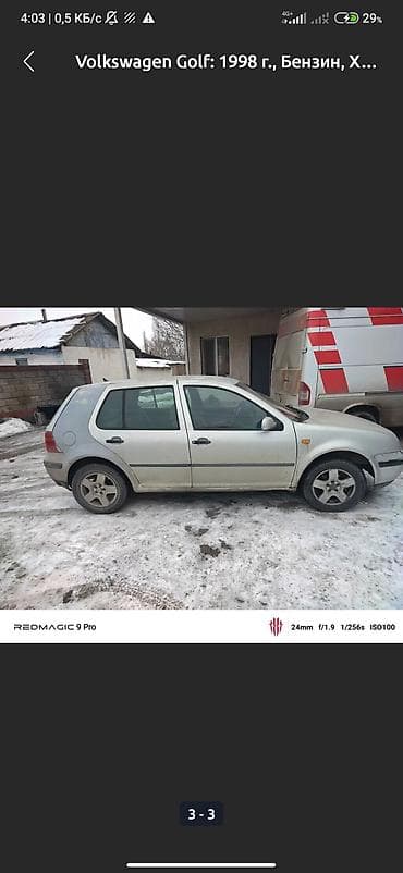 Volkswagen: Volkswagen Golf: 1998 г., Бензин, Хетчбек — 3