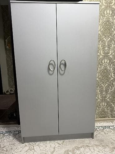 Гарнитур для прихожей, Б/у, Обувница, ДСП, цвет - Серый