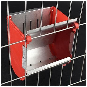 ящик пластик: Кормушка для кролика в клетку . Кормушка бункерная для кроликов, без — 1