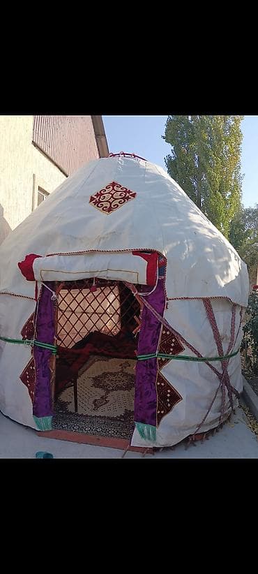 накидки: Продажа юрты, Каркас Деревянный, 50 баш, Диаметр: 4.5 метра — 5