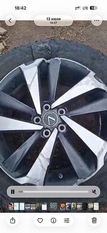 20: Литой диск Lexus (оригинальный дизайн, многоспицевый, двухцветный — 1