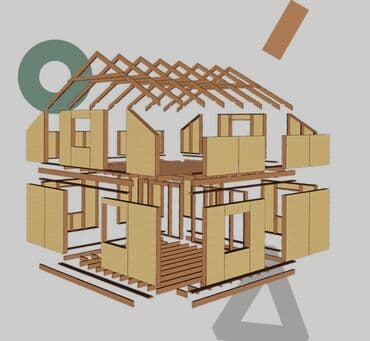 каркасный дом бишкек цена: Дом, 25 м², 1 комната, Собственник, ПСО (под самоотделку) — 2